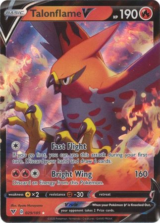 Talonflame V 029/185 Sword & Shield Vivid Voltage