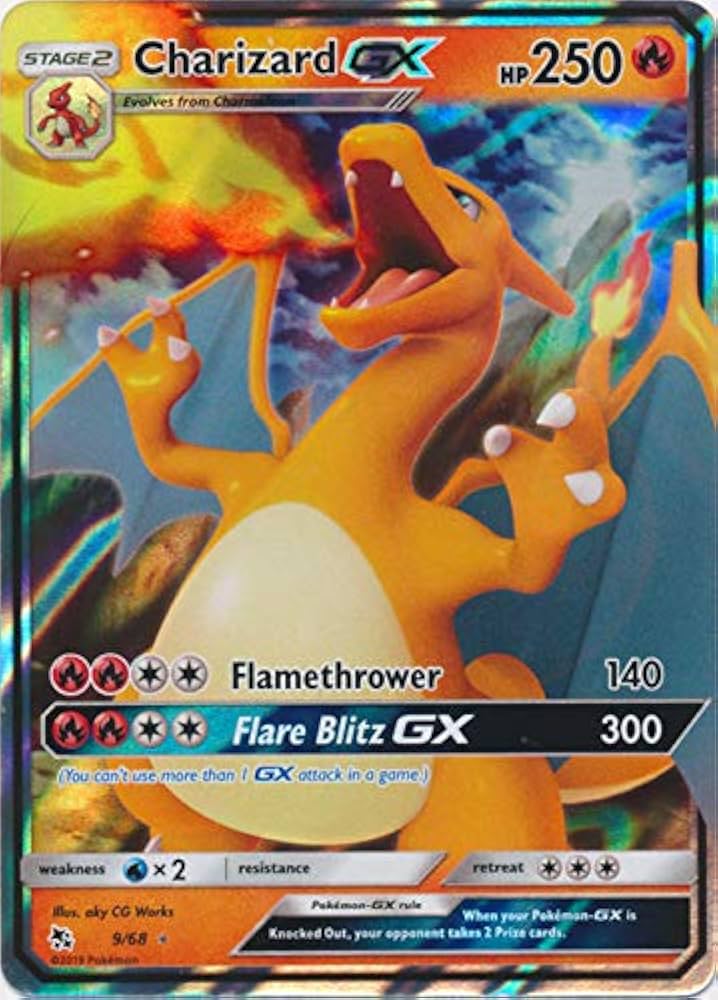 Charizard GX 9/68 Sun & Moon Hidden Fates