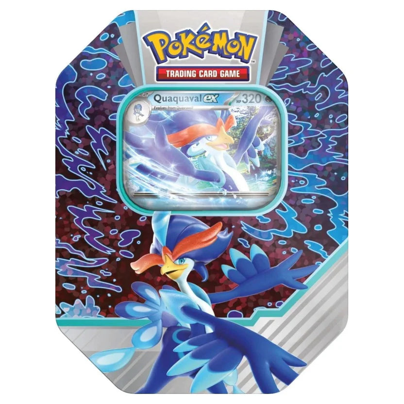 Pokémon TCG Paldea Partners Tin Quaquaval ex