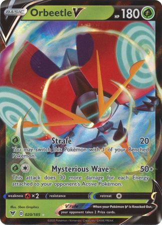 Orbeetle V 020/185 Sword & Shield Vivid Voltage