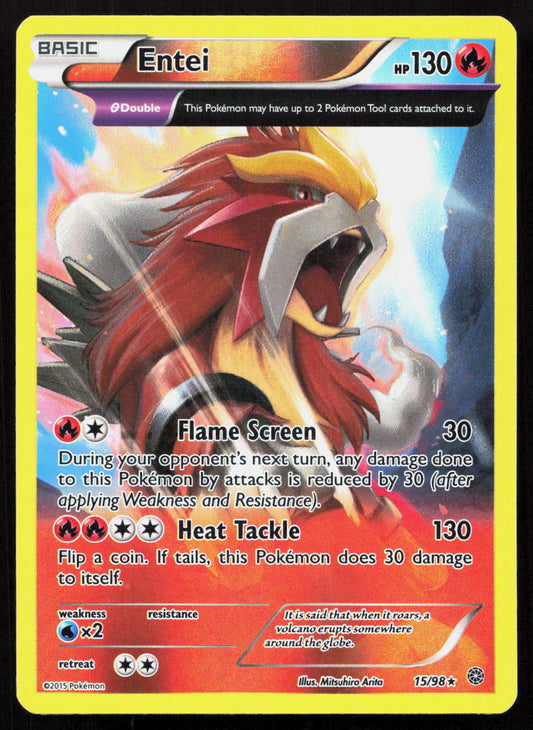 Entei - Ancient Origins #15/98 - Rare Holo