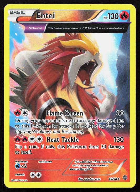 Entei - Ancient Origins #15/98 - Rare Holo