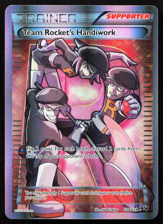 Team Rocket's Handiwork - Fates Collide #124/124 - Rare Ultra