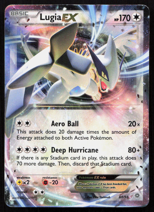 Lugia-EX - Ancient Origins #68/98 - Rare Holo EX