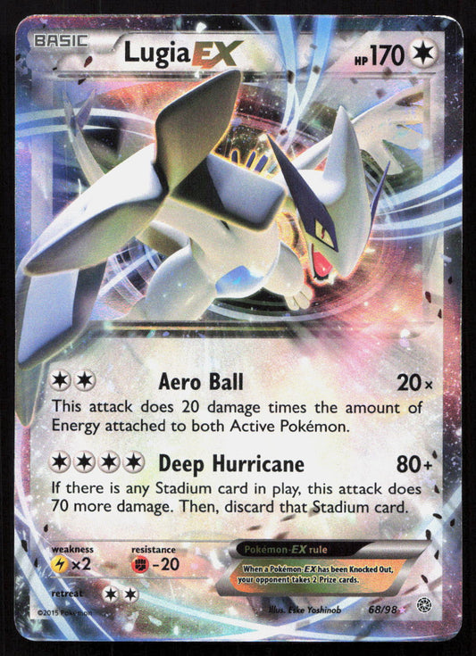 Lugia-EX - Ancient Origins #68/98 - Rare Holo EX