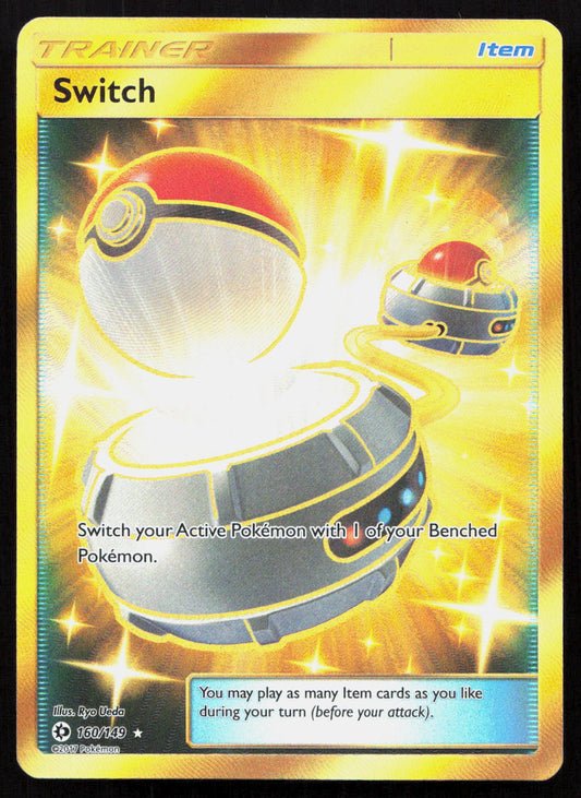 Switch - Sun & Moon #160/149 - Rare Secret
