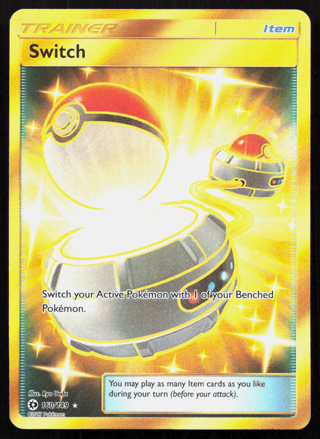 Switch - Sun & Moon #160/149 - Rare Secret