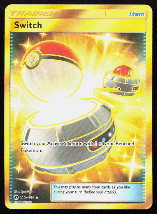 Switch - Sun & Moon #160/149 - Rare Secret