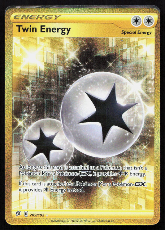 Twin Energy - Rebel Clash #209/192 - Rare Secret