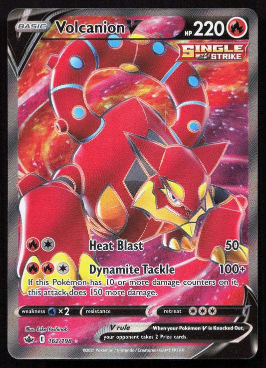 Volcanion V - Chilling Reign #162/198 - Rare Ultra