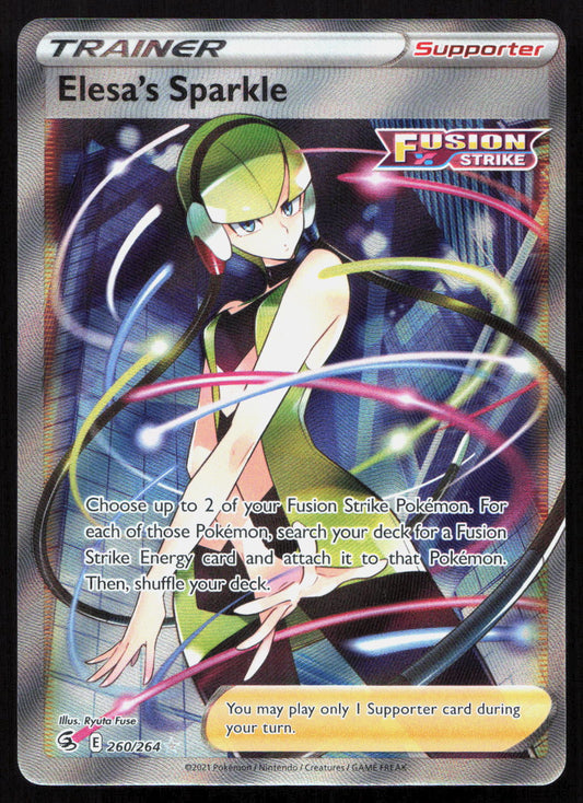 Elesa's Sparkle - Fusion Strike #260/264 - Rare Ultra