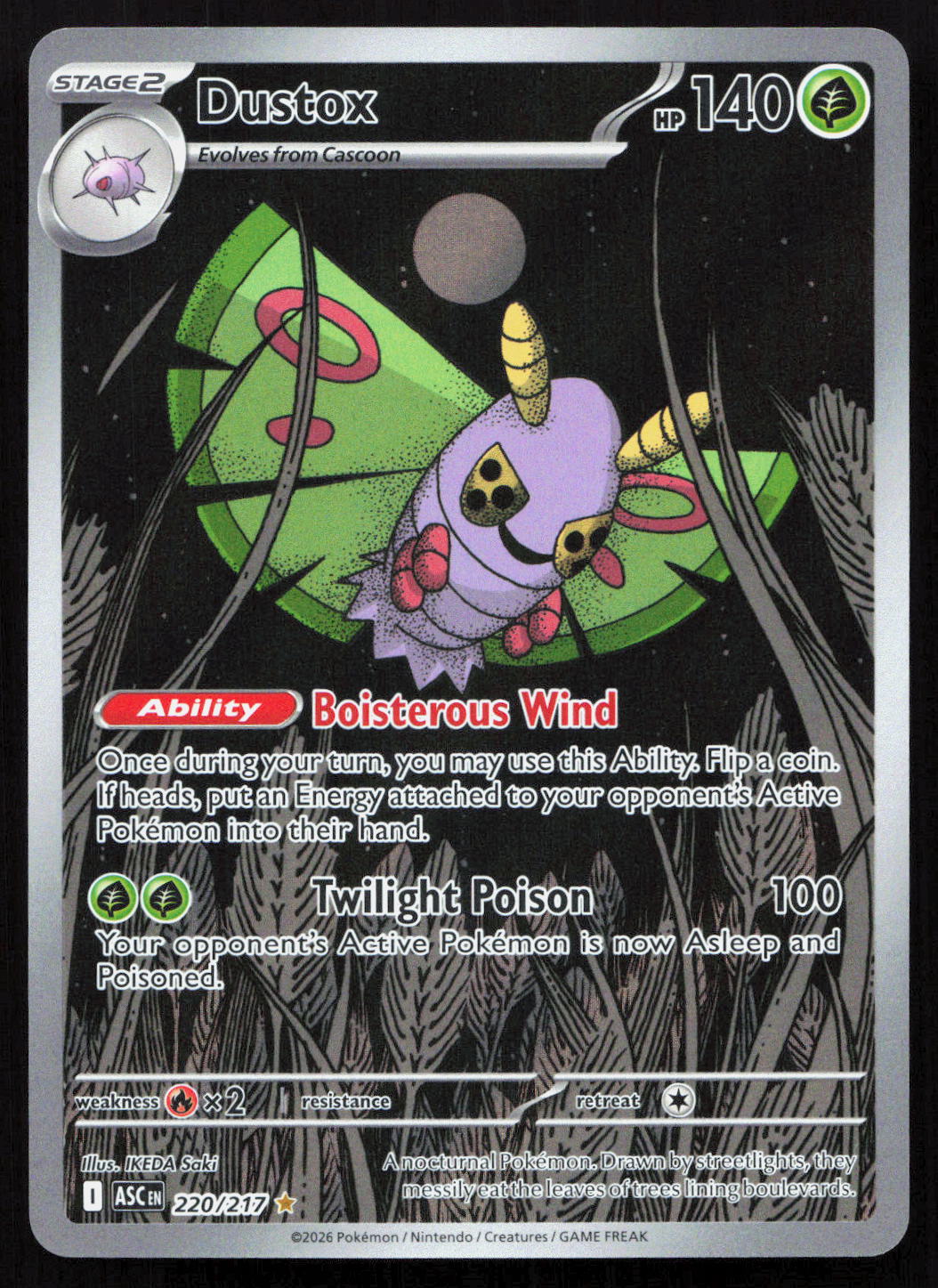 Dustox - Ascended Heroes #220/217 - Illustration Rare