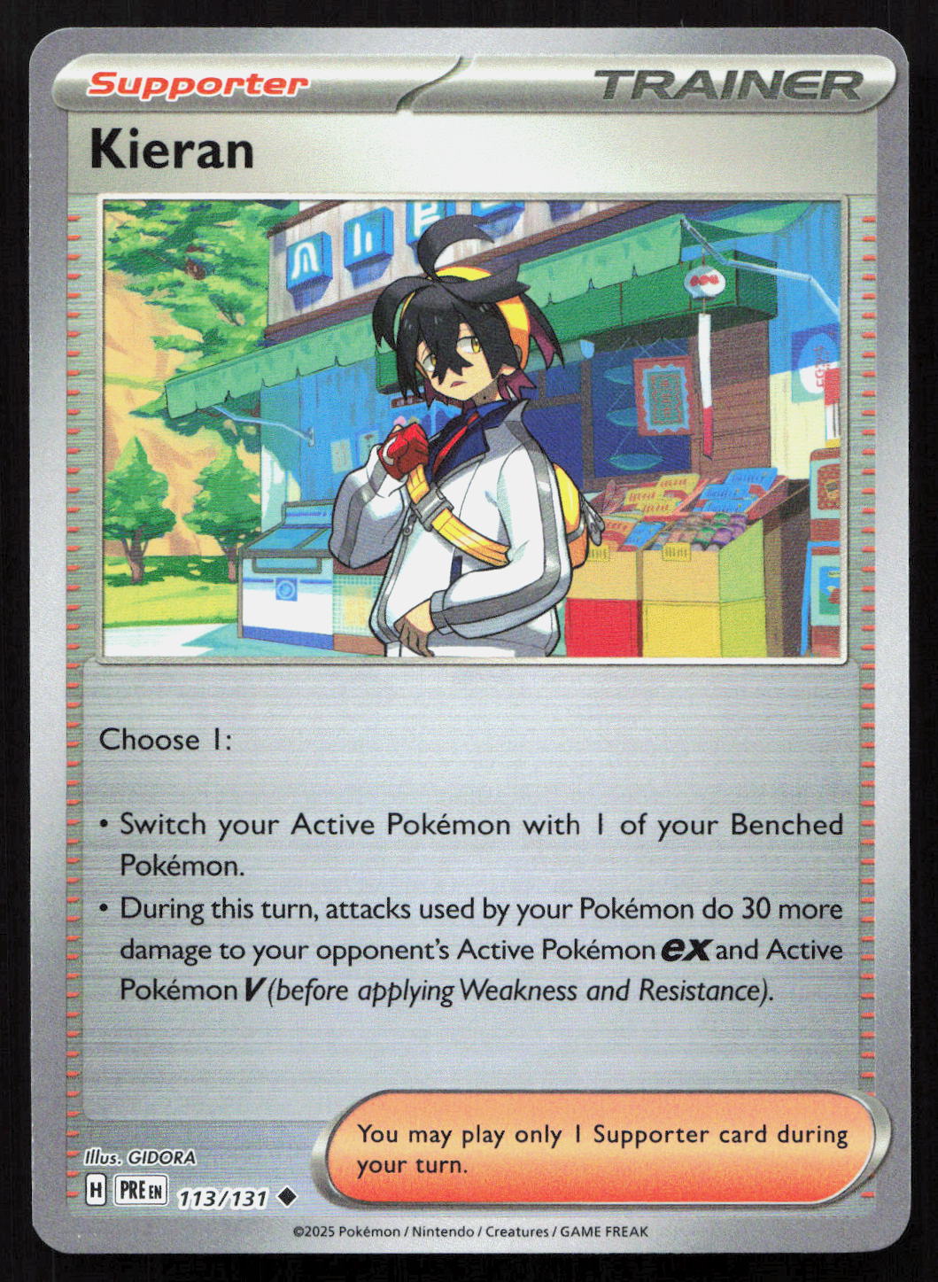 Kieran - Prismatic Evolutions #113/131 - Uncommon
