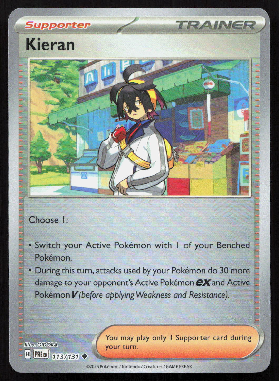 Kieran - Prismatic Evolutions #113/131 - Uncommon