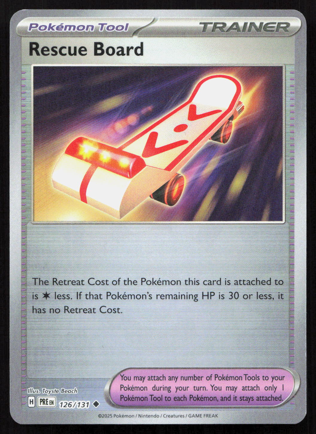 Rescue Board - Prismatic Evolutions #126/131 - Uncommon