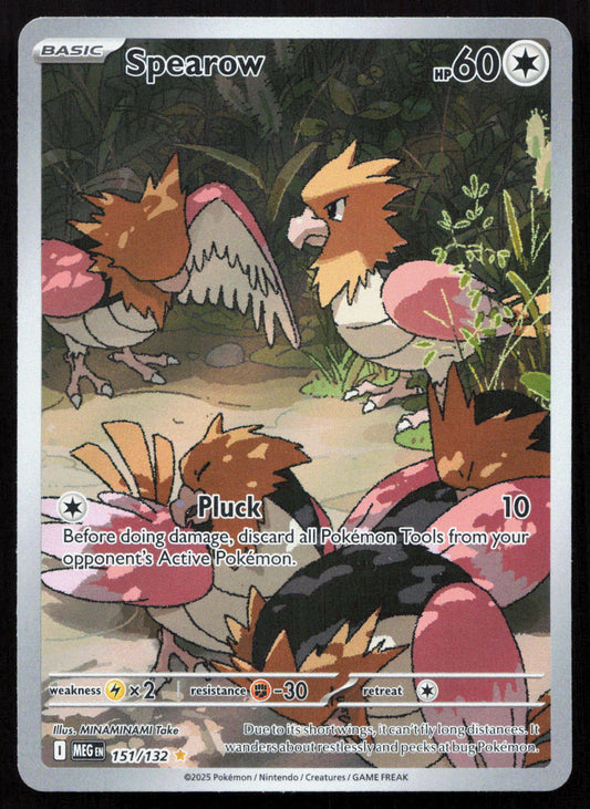 Spearow - Mega Evolution #151/132 - Illustration Rare