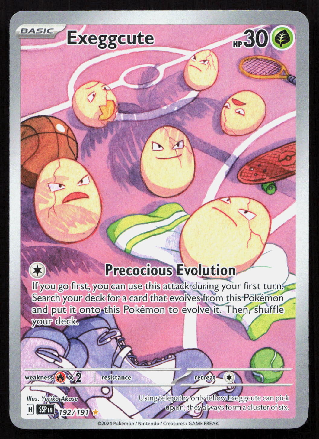 Exeggcute - Surging Sparks #192/191 - Illustration Rare