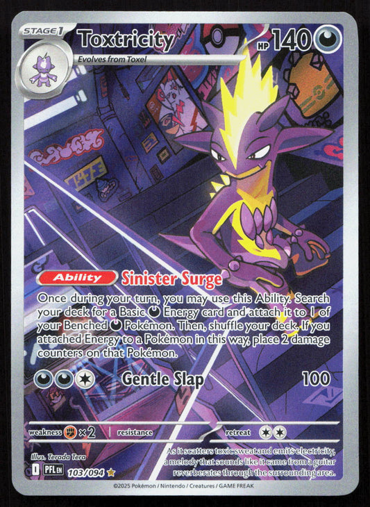 Toxtricity - Phantasmal Flames #103/094 - Illustration Rare