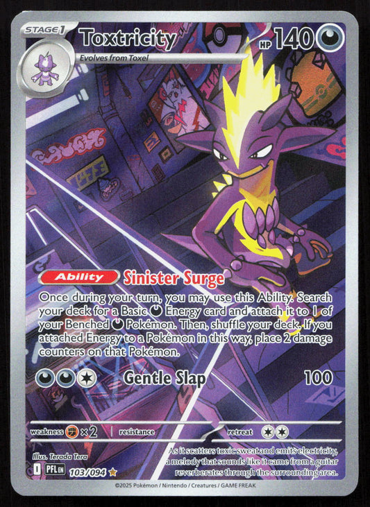 Toxtricity - Phantasmal Flames #103/094 - Illustration Rare
