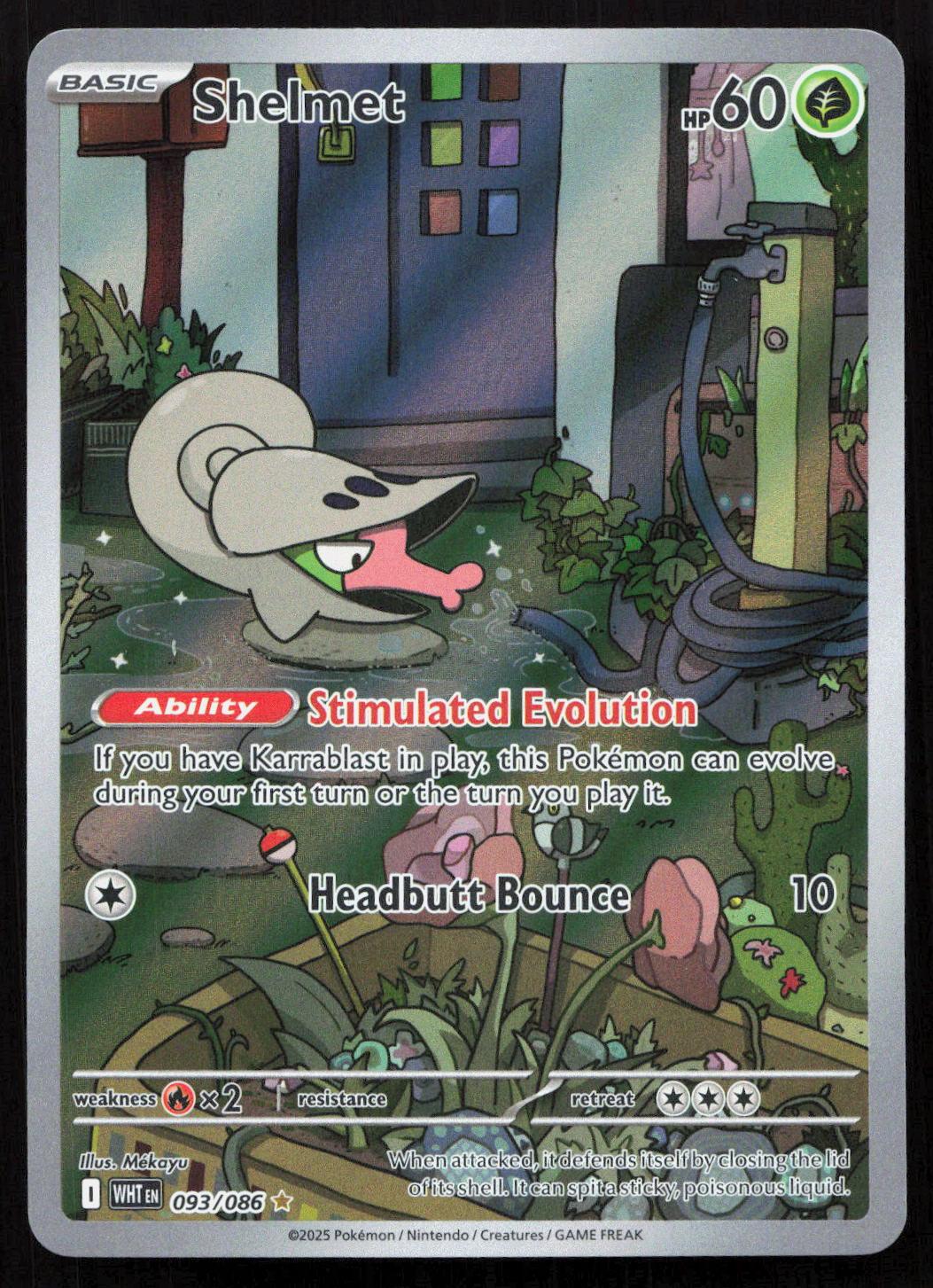 Shelmet - White Flare #093/086 - Illustration Rare