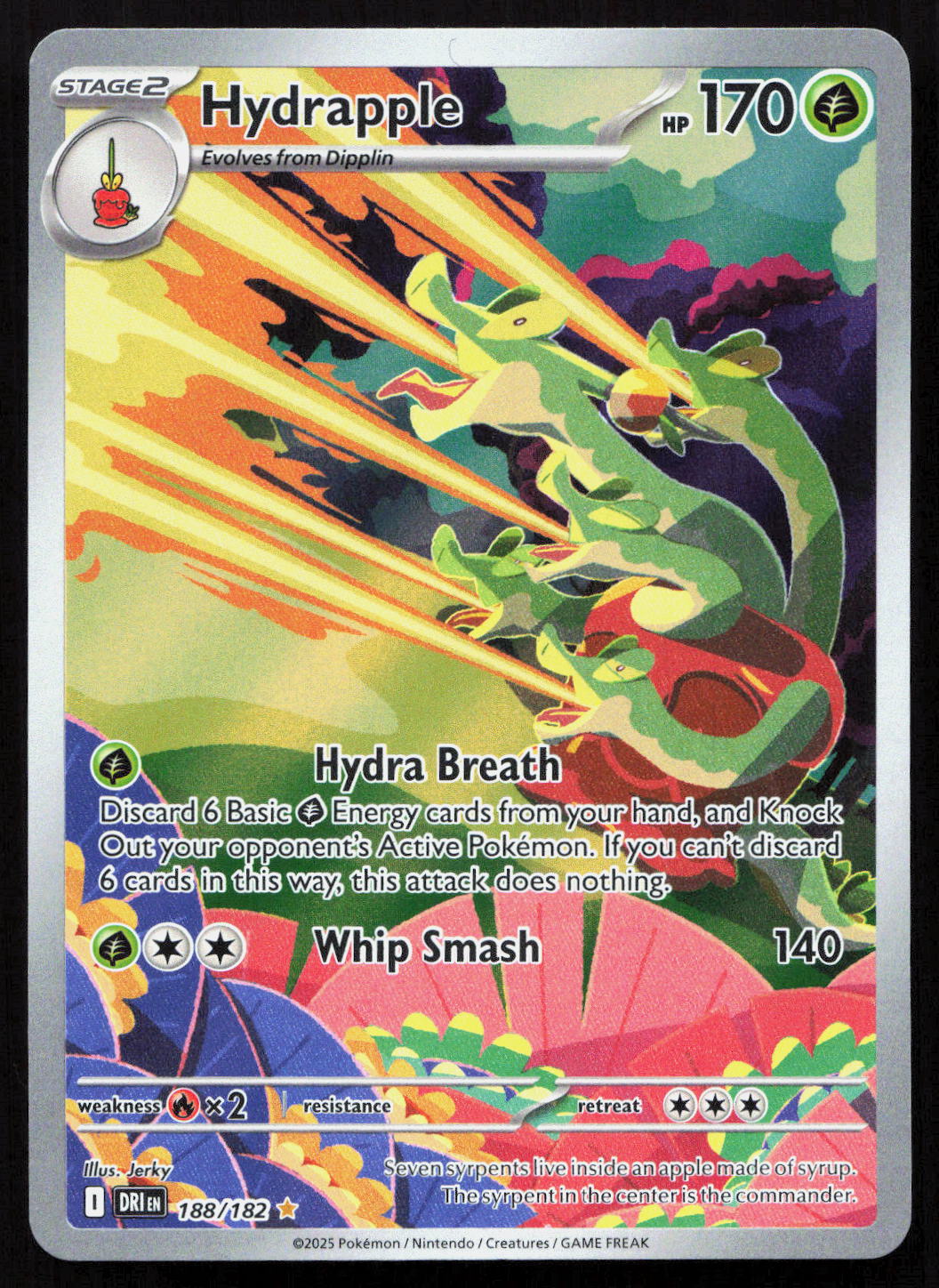 Hydrapple - Destined Rivals #188/182 - Illustration Rare