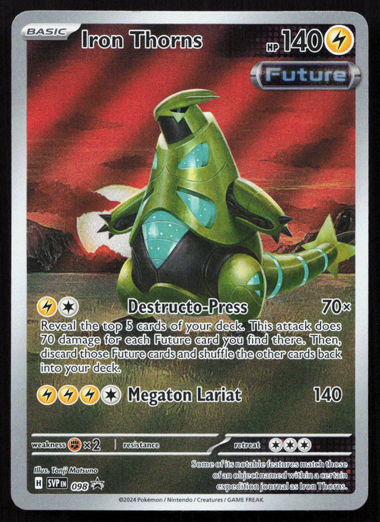 Iron Thorns - Scarlet & Violet Black Star Promos #098 - Promo