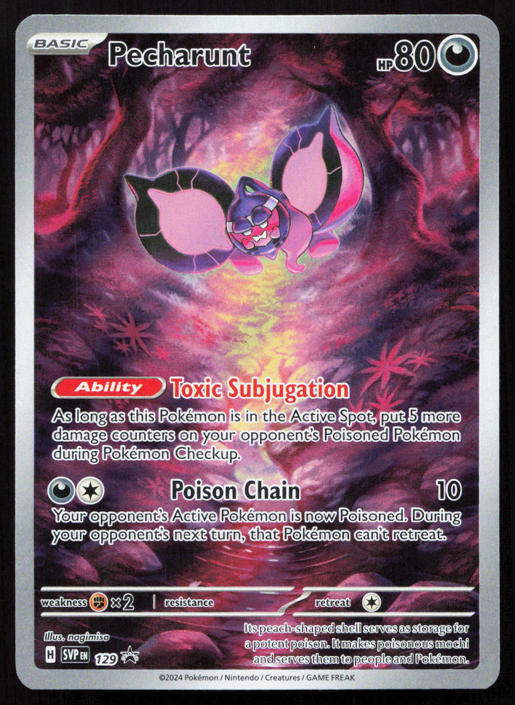 Pecharunt - Scarlet & Violet Black Star Promos #129 - Promo