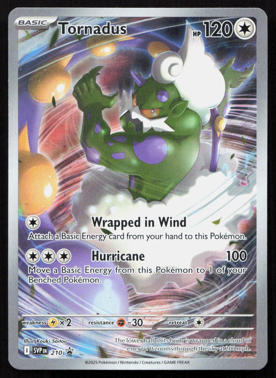 Tornadus - Scarlet & Violet Black Star Promos #210 - Promo
