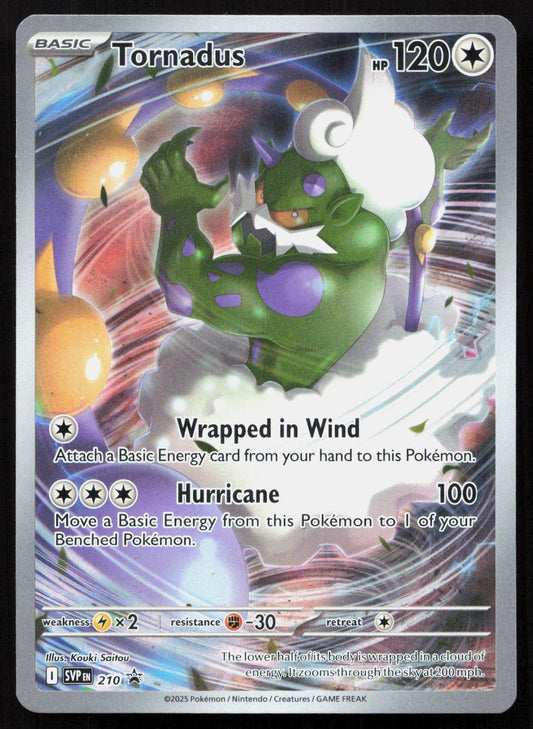 Tornadus - Scarlet & Violet Black Star Promos #210 - Promo