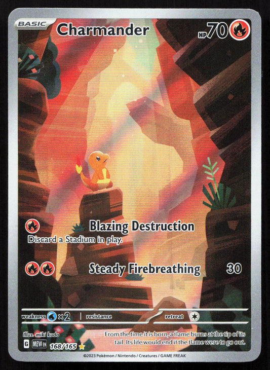 Charmander - 151 #168/165 - Illustration Rare