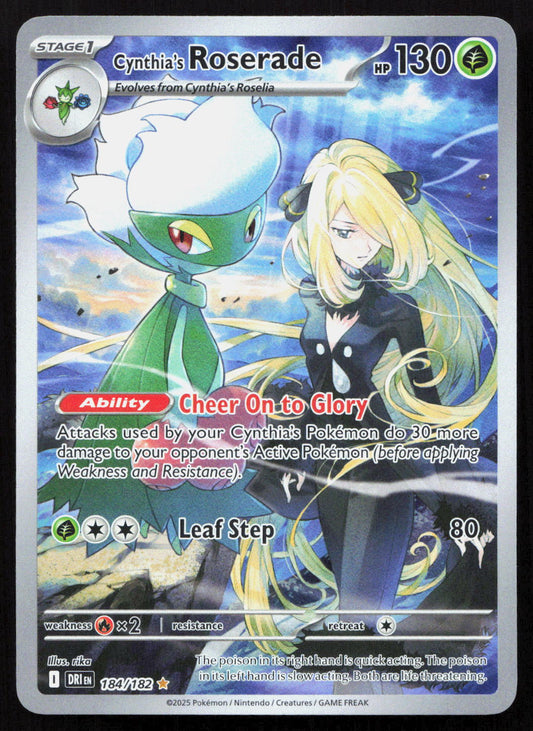 Cynthia's Roserade - Destined Rivals #184/182 - Illustration Rare