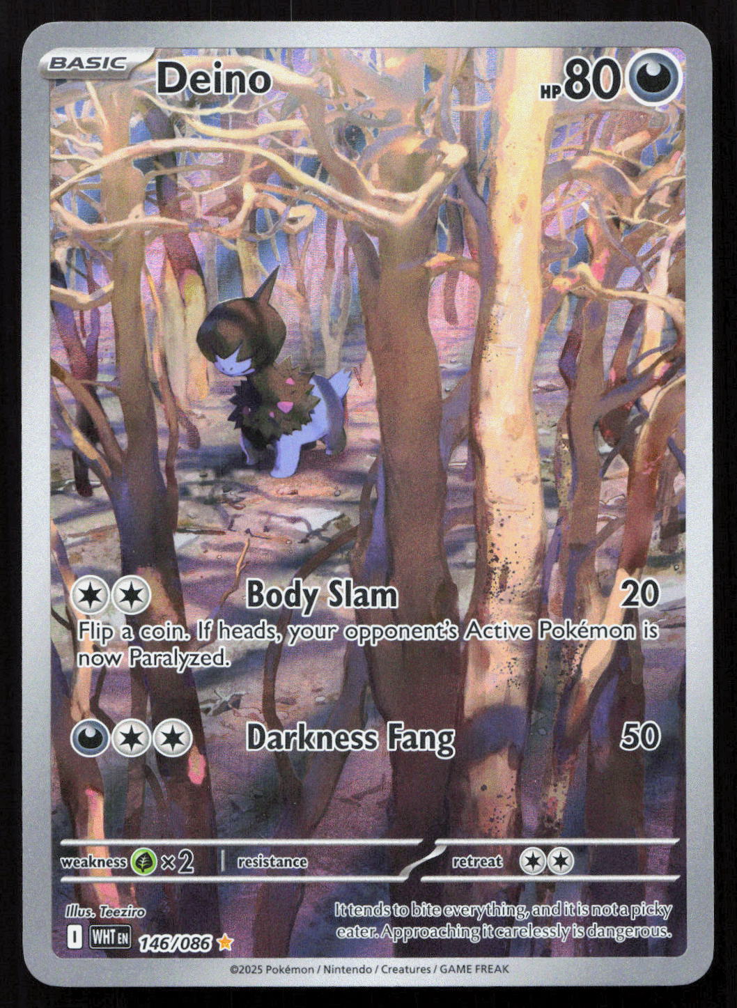 Deino - White Flare #146/086 - Illustration Rare