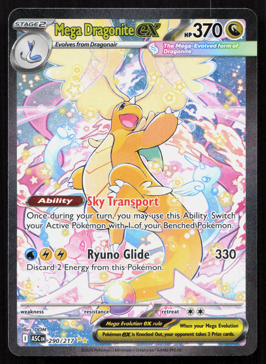 Mega Dragonite ex - Ascended Heroes #290/217 - Special Illustration Rare