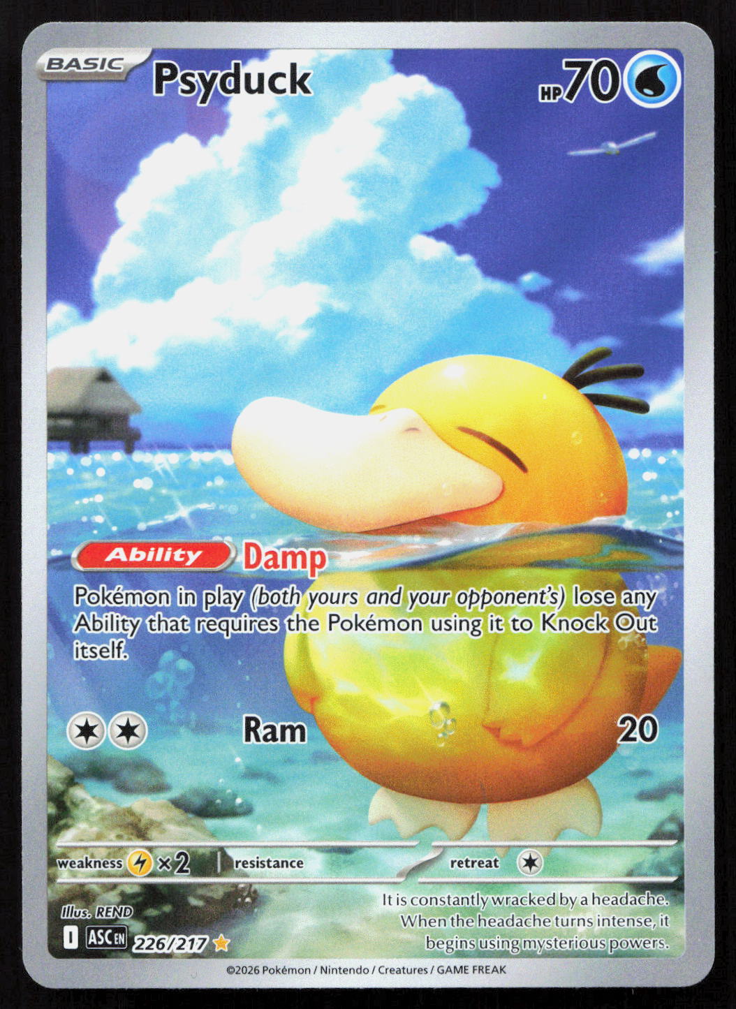 Psyduck - Ascended Heroes #226/217 - Illustration Rare