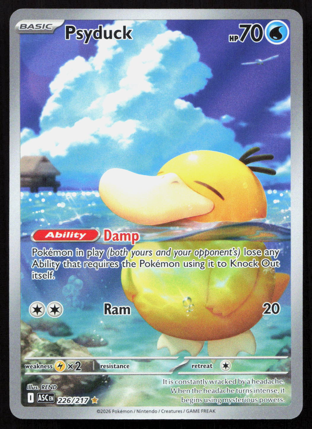 Psyduck - Ascended Heroes #226/217 - Illustration Rare