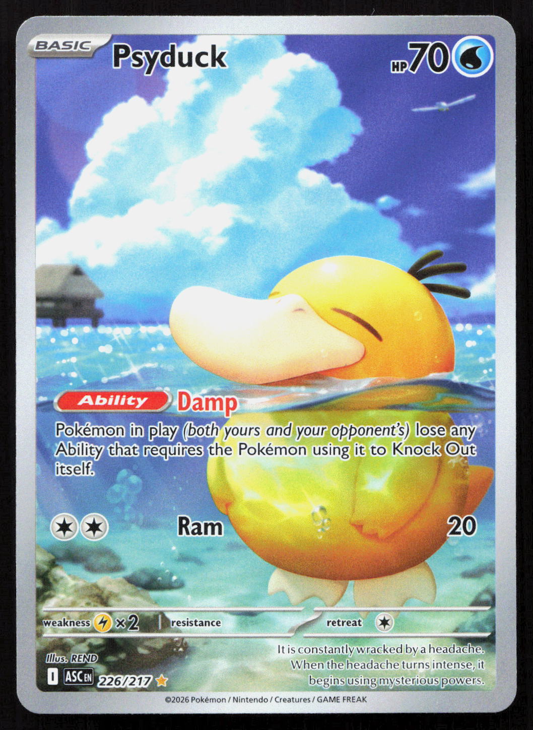 Psyduck - Ascended Heroes #226/217 - Illustration Rare