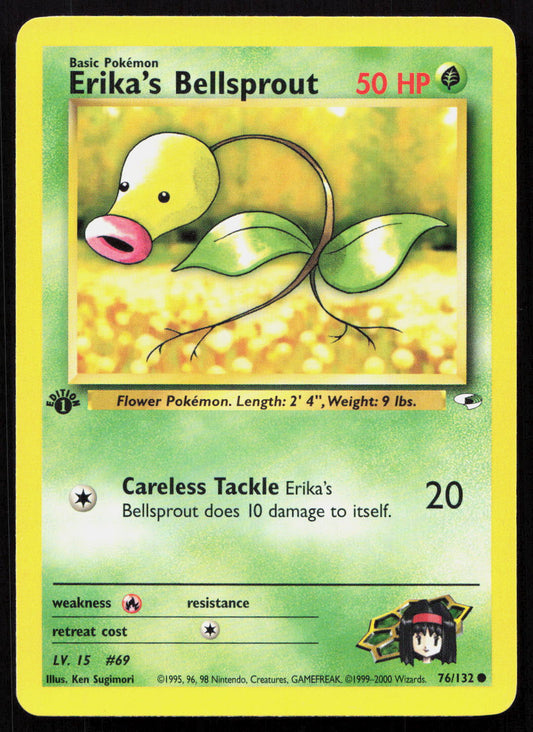 Erika's Bellsprout - Gym Heroes #76/132 - Common