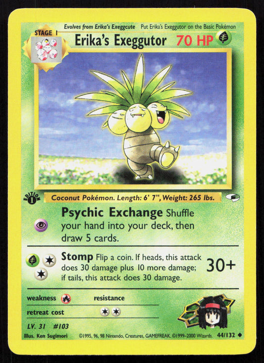 Erika's Exeggutor - Gym Heroes #44/132 - Uncommon