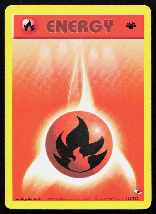 Fire Energy - Gym Heroes #128/132 - Common