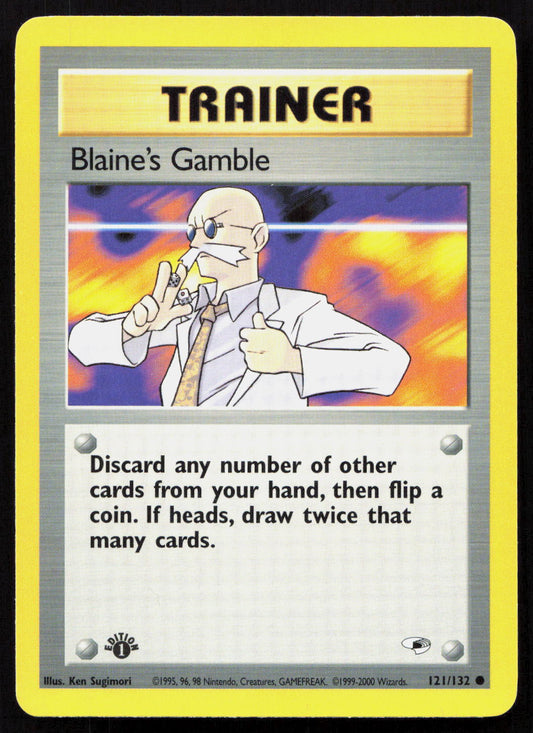 Blaine's Gamble - Gym Heroes #121/132 - Common