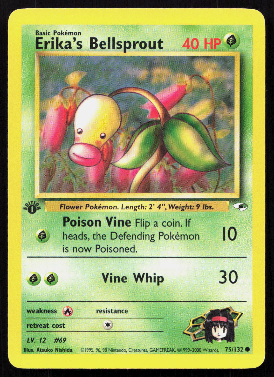 Erika's Bellsprout - Gym Heroes #75/132 - Common