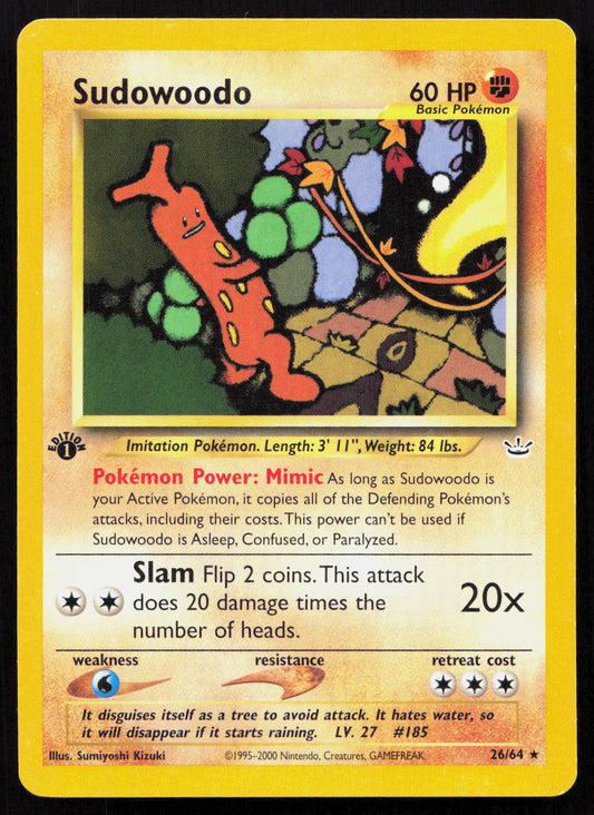 Sudowoodo - Neo Revelation #26/64 - Rare