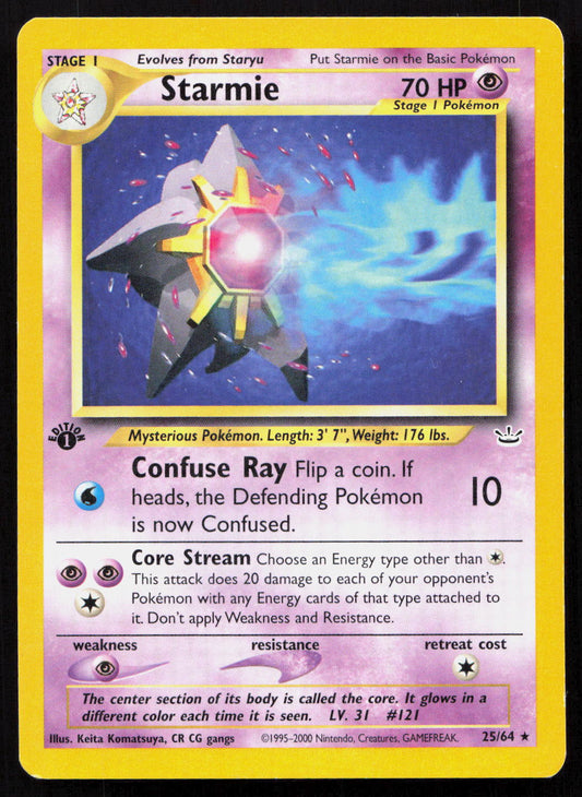 Starmie - Neo Revelation #25/64 - Rare