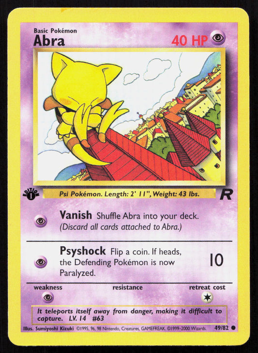 Abra - Team Rocket #49/82 - Common