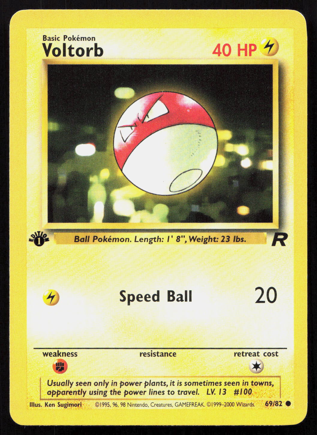 Voltorb - Team Rocket #69/82 - Common