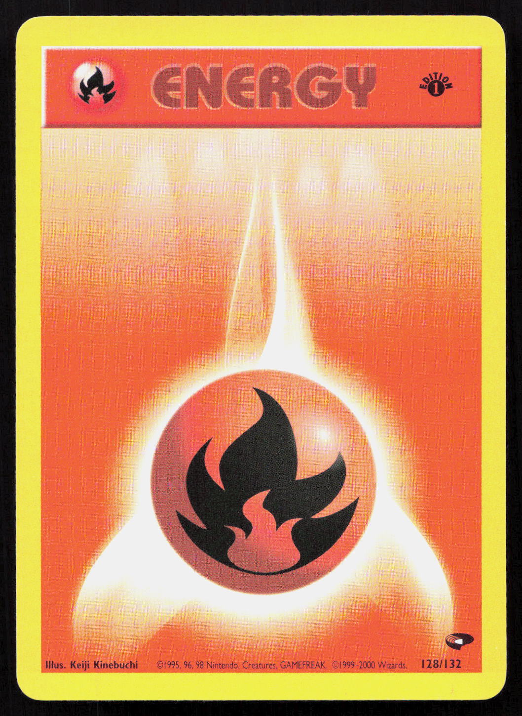 Fire Energy - Gym Challenge #128/132 - Common