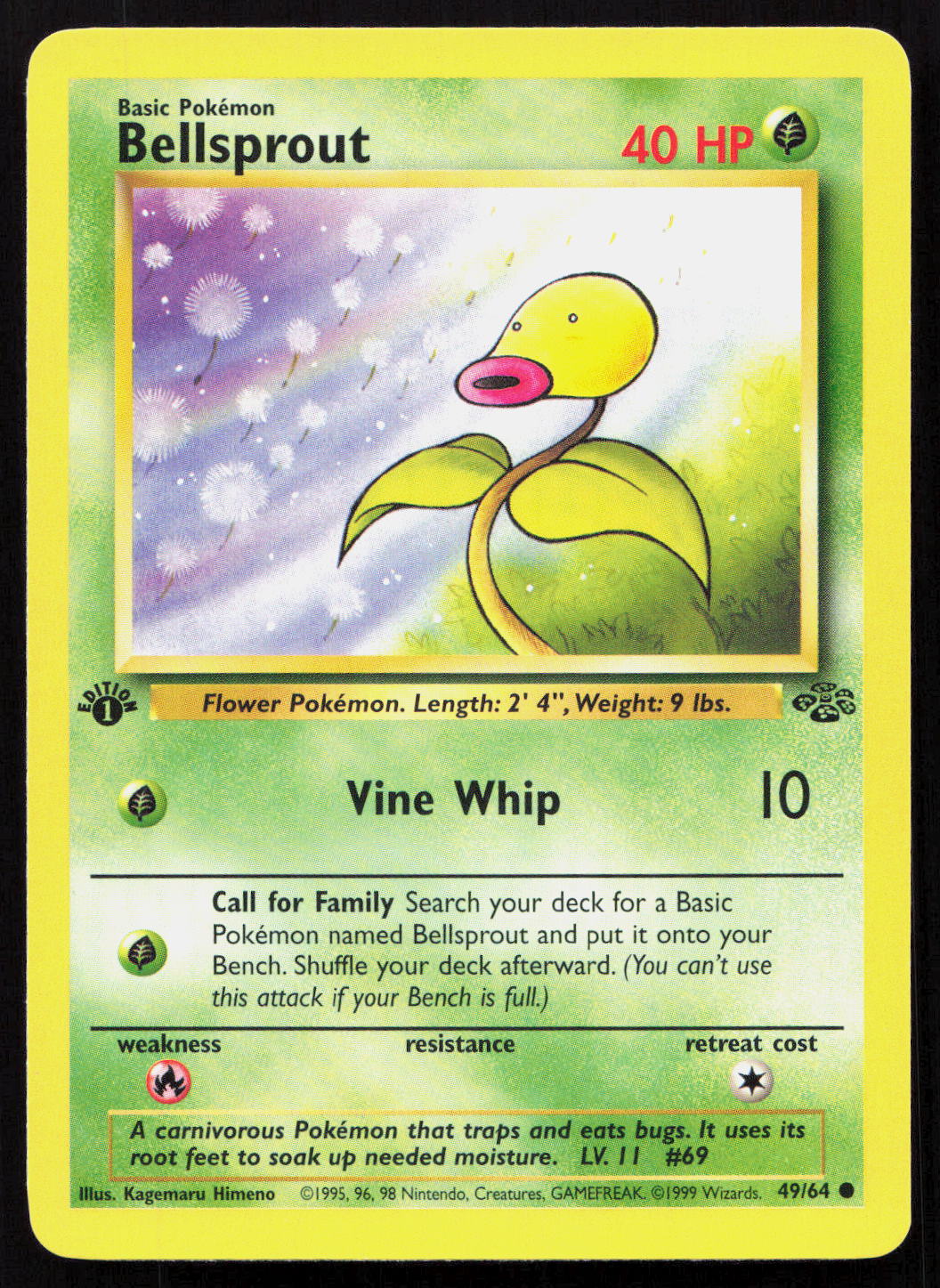 Bellsprout - Jungle #49/64 - Common