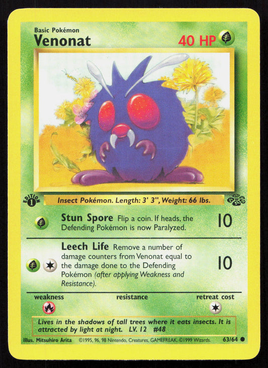 Venonat - Jungle #63/64 - Common