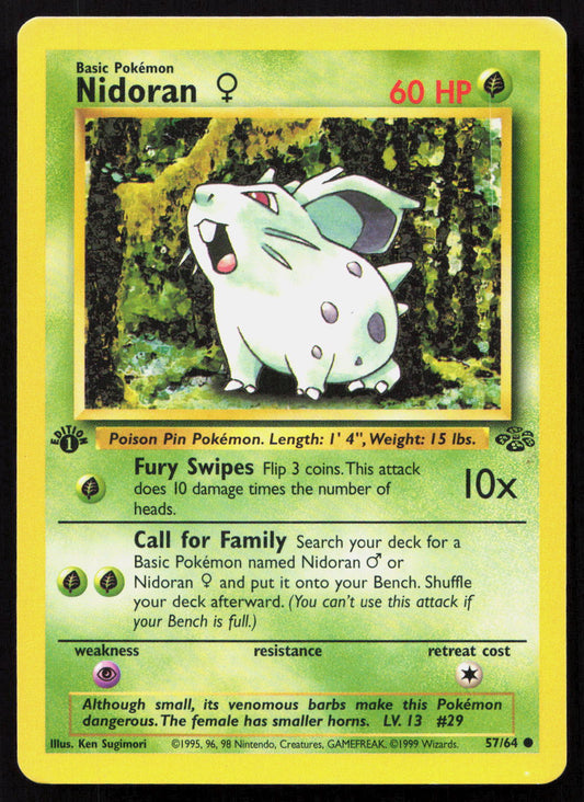 Nidoran ♀ - Jungle #57/64 - Common