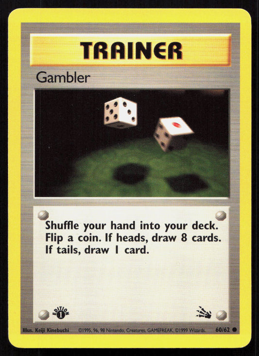 Gambler - Fossil #60/62 - Common